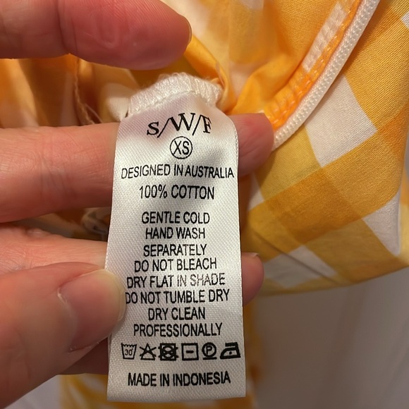 Like new! Anthropologie S/W/F gingham tapered pants - Picture 8 of 8